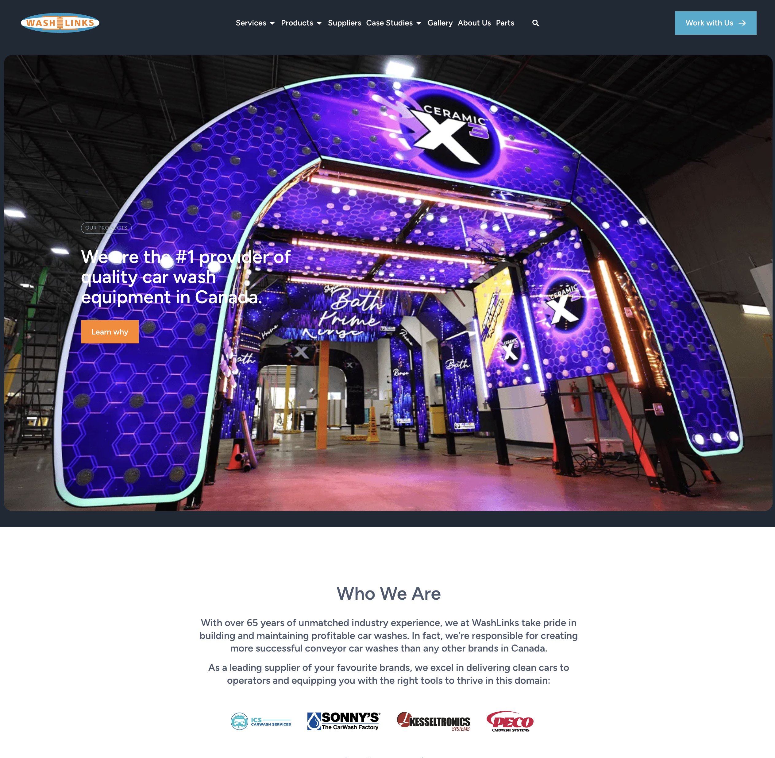 Washlinks website